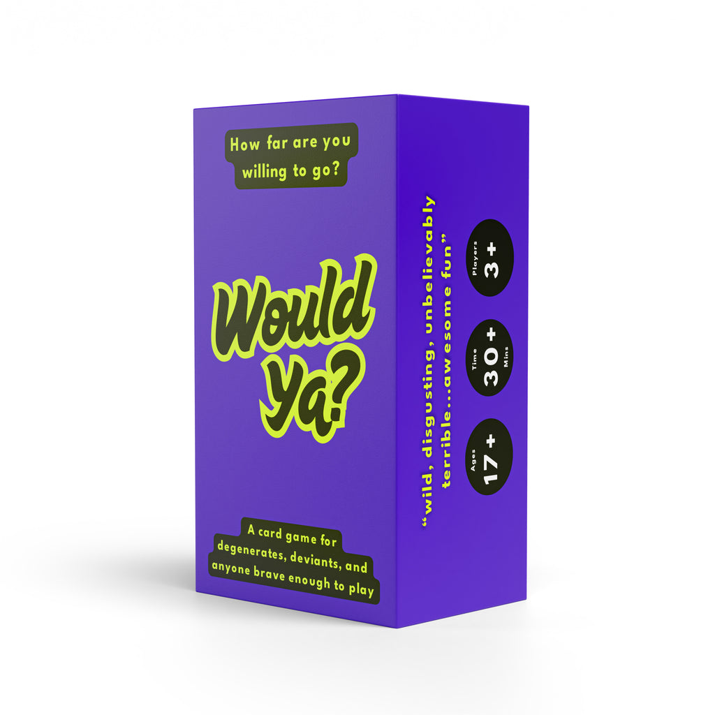 Would Ya? Preorder & Save $15 (Reg. $59)
